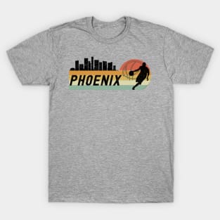 Basketball Fans Phoenix AZ Cityscape T-Shirt